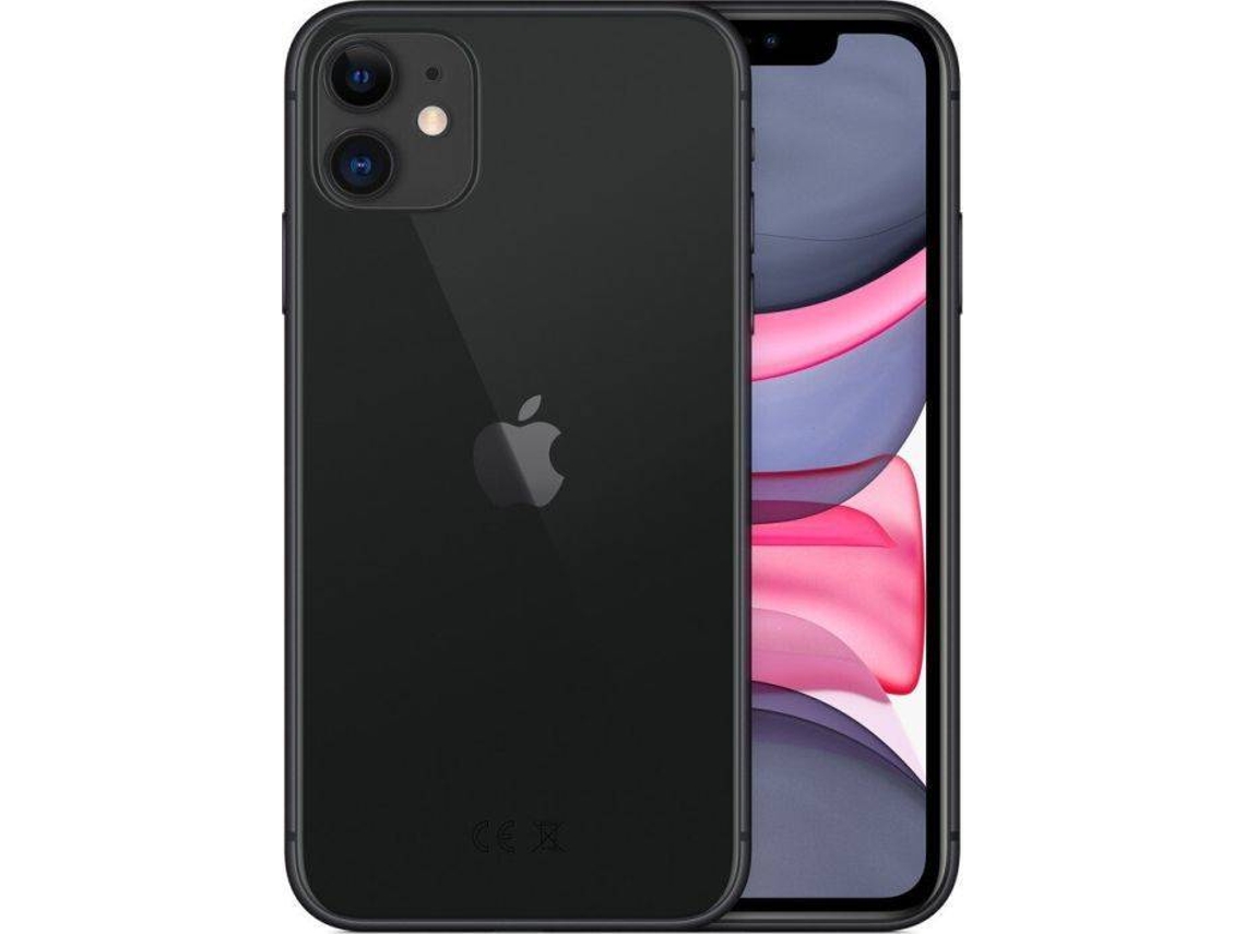iPhone 11 APPLE (Reacondicionado Flippers Señales de Uso - 6.1'' - 128 GB - Negro)