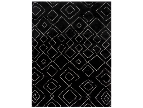 Alfombra Ultrasuave de Estilo Bereber Ramin NOVATREND (120x170 cm)