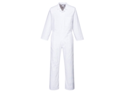 Buzo Para Alimentación - Mono Sin Bolsillos Blanco / Xl