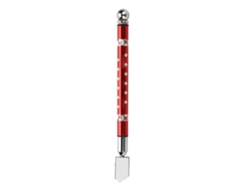 Cortador De Vidrio Portátil De Mano Con Rueda Y Mango Antideslizante Para Cortar Vidrio De 3 A 15 Mm (rojo)