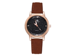 Reloj De Pulsera De Aleación Para Mujer Con Cristales Y Esfera De Arena Móvil, Color Plata Y Negro.