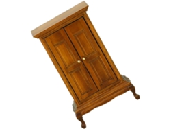 Muebles Para Casa De Muñecas, Armario De Madera, Tocador, Decoración En Miniatura, Cocina De Juguete.