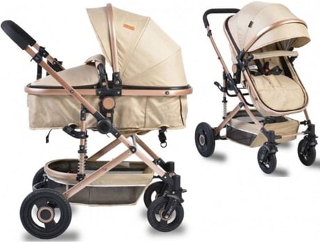 Carrito de Bebé Individual MONI Individual Duo Conversível Chara Beige