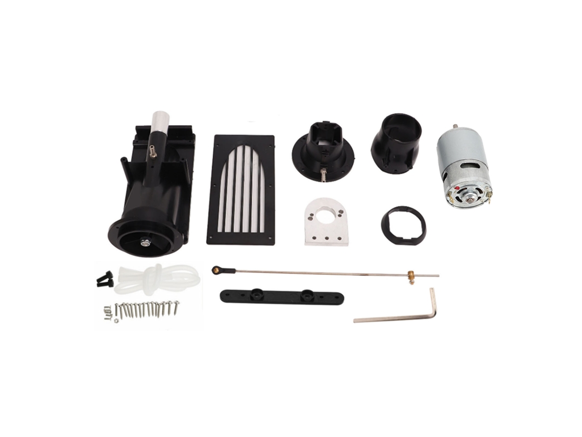 Mali conjunto de Propulsor a Jato para Barco Rc 40mm com Motor Escovado 775 Preto Acessório de Barco Rc