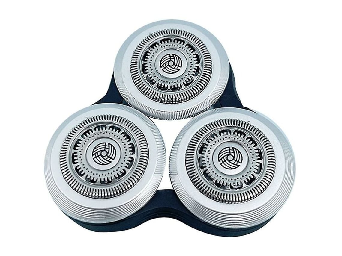 VVJIJILLY Cabeças Flexíveis Para Lâminas De Barbear, Lâminas De Precisão Autoafiáveis Com Anéis Skinglide Para Phi Lip S Série 9000 (3 Unidades)