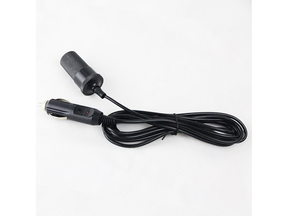 Cable Extensión 12v 280cm Para Encendedor Coche Hembra