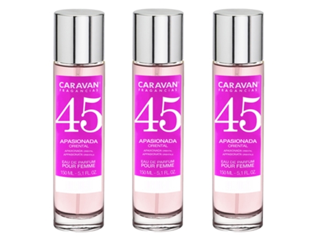 3x Perfume de Hombre Nº45 150ml CARAVAN