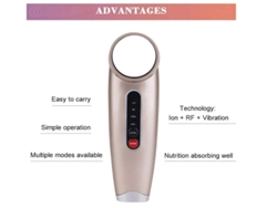 Dispositivo de limpieza y belleza facial Bestvite SC609, con calor, masaje de vibración de alta frecuencia y limpieza profunda, color rosa