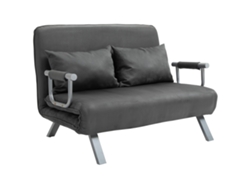 Mueble para TV PRIME KANG para televisores de 42 pulgadas, con 2 compartimentos cerrados, 2 estantes, 109x35x38 cm, madera natural y gris.