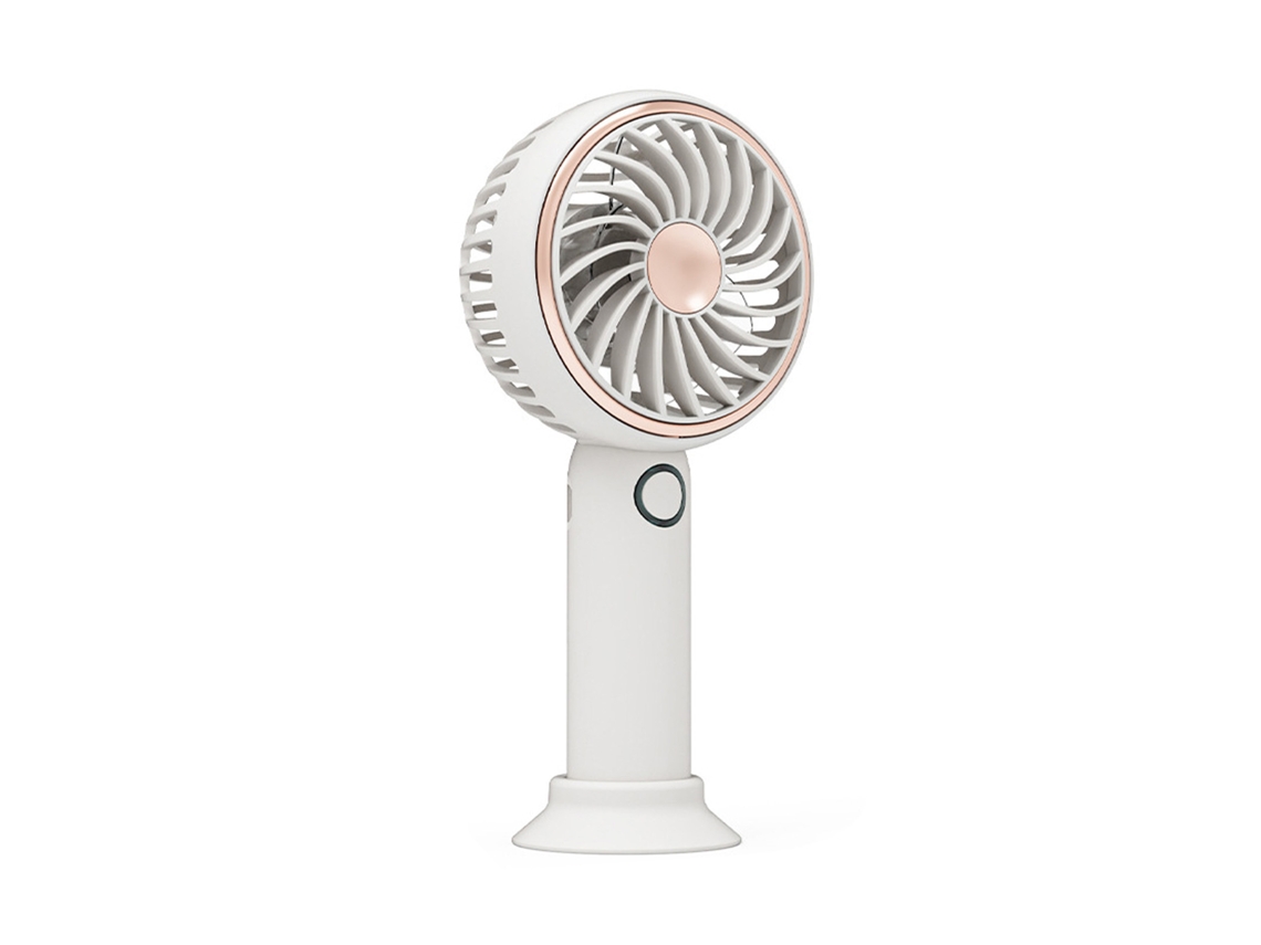 Mini Ventilador Portátil Recargable Con Velocidades Ajustables, Silencioso, Ideal Para Escritorio Y Viajes.