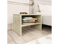 Mesa-De-Cabeceira LOVELY HOME Mesinha 40X30X30 Cm Contraplacado Carvalho Sonoma