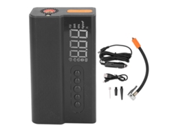 Inflador de neumáticos portátil con cable e inalámbrico con pantalla digital, compresor de aire para coche, minibomba de aire compacta