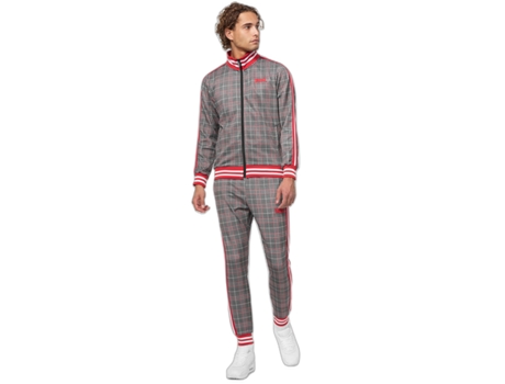 Chándale para Fitness LONSDALE Chándal Glatrigill Rojo (L)