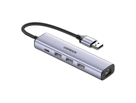 Hub Usb-A UGREEN Cm475 5-In-1 Plata