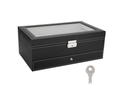 Caja para guardar y exhibir joyas y relojes