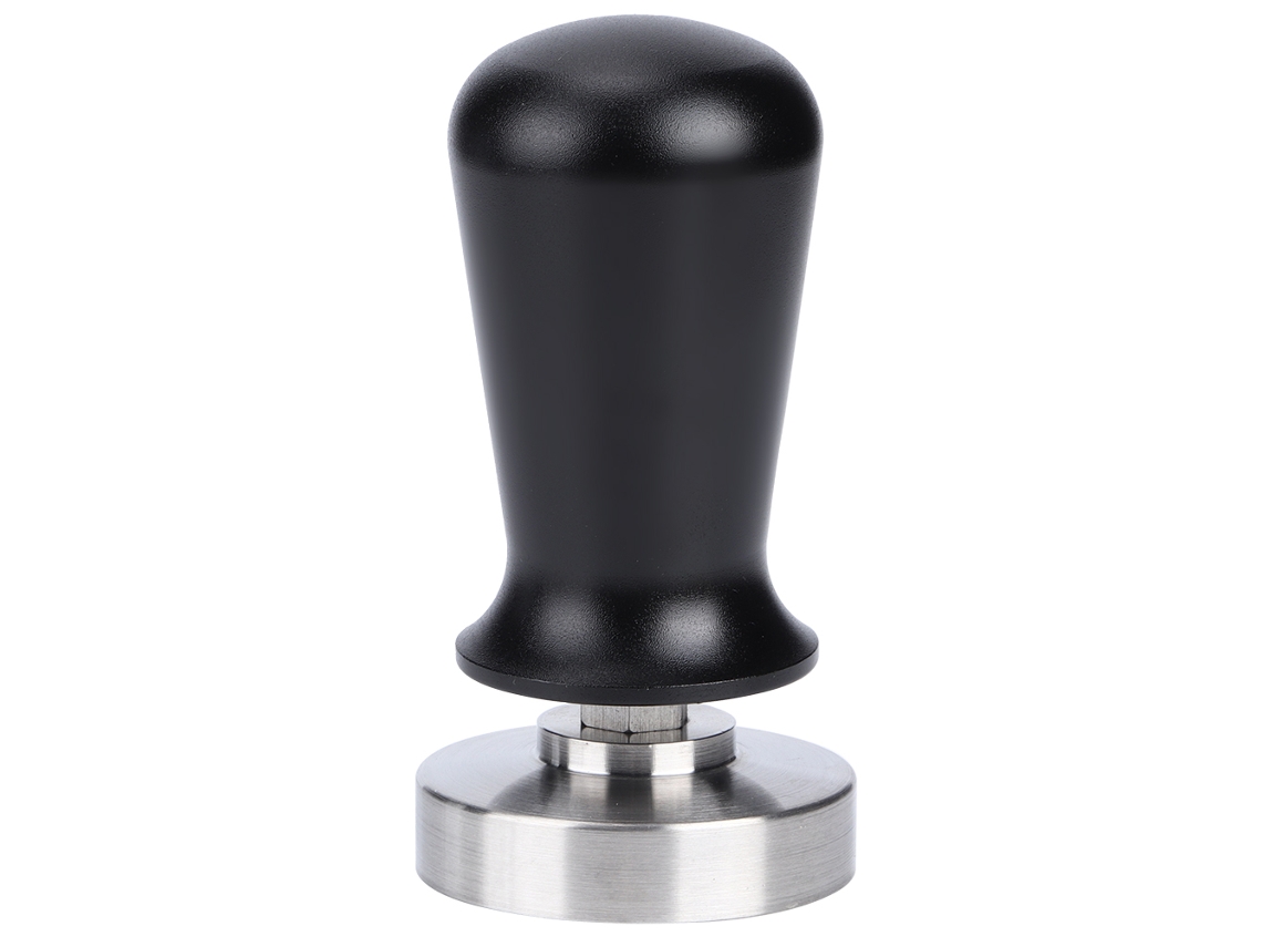 Prensador de café con resorte de 51 mm, base plana de acero inoxidable, herramienta para compactar polvo - Residencial, Comercial, Otros