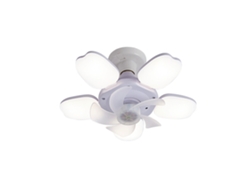 Ventilador LED multicolor con mando a distancia