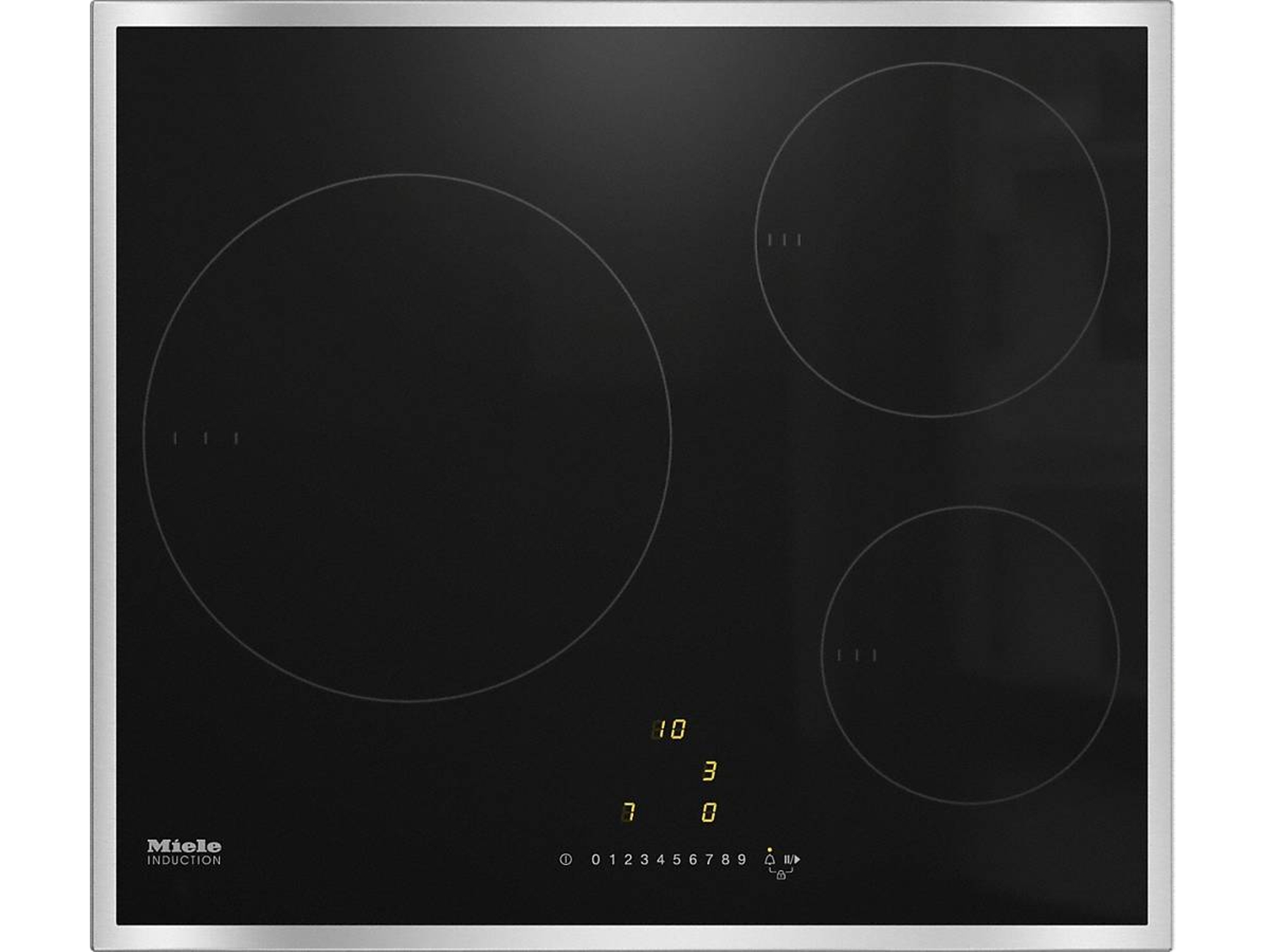 Placa de Inducción MIELE KM 7200 FR (Eléctrica - 57.4 cm - Inox)