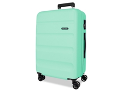 Maleta de Viaje Grande ROLL ROAD Flex Verde Claro (75x51x28cm - 91L)