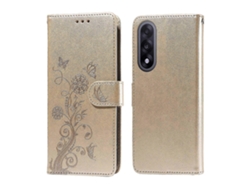 25-26 For Oneplus Nord 5 5g Leather Case Butterfly Floral Imprint Wallet Stand Cover