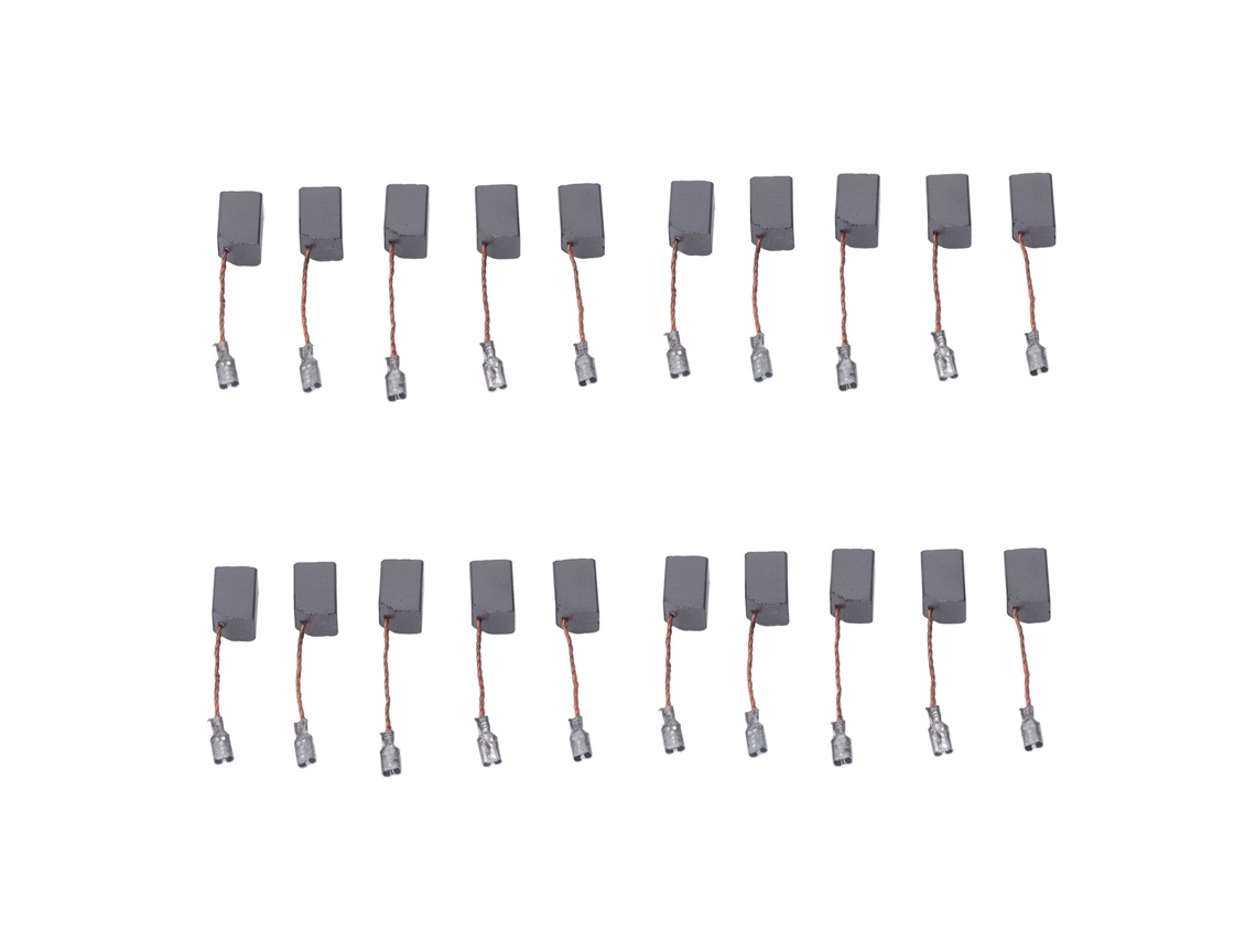 20 Escobillas De Carbón Para Taladros Eléctricos, Amoladoras Angulares, Secadores De Pelo Y Herramientas Eléctricas.