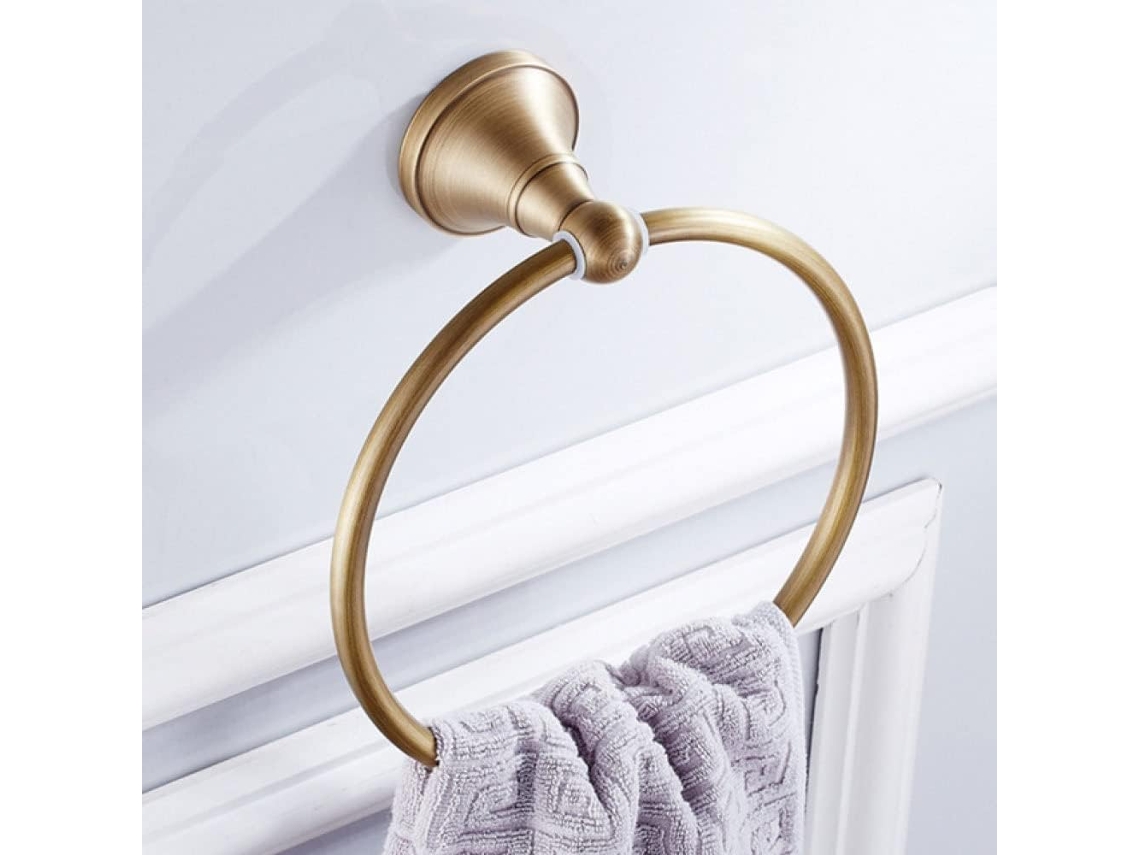 Toallero, Soporte Para Toallas De Mano, Blanco Y Negro, Accesorios De Baño