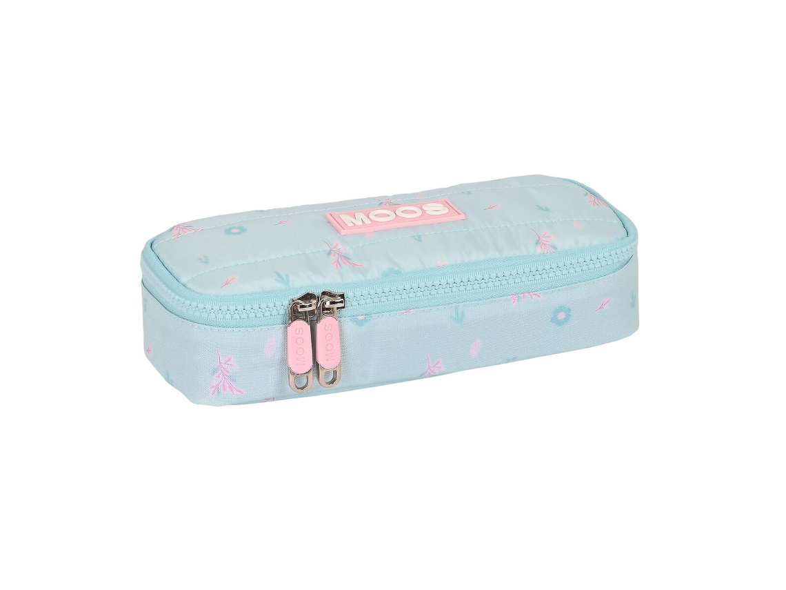 Estuche Escolar Moos Garden 22 x 5 x 8 cm Turquesa