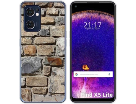 Carcasa Oppo Find X5 Lite 5G TUMUNDOSMARTPHONE Dibujos Ladrillo 03 Multicolor