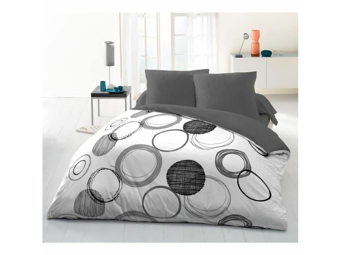 Funda Nórdica HOME LINGE PASSION Audace Gris claro