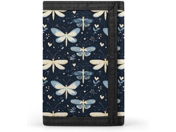 Cartera Compacta Poliéster Con Cremallera Para Hombre Diseño Estampado