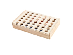 Ats-juego De Mesa 4 En Raya De Madera, Puzzle Educatsivo Temprano Interactivo Para Niños, Line Up 4 Board Game