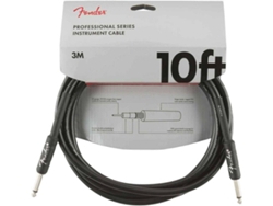 Cable para Instrumentos FENDER Professional Series Jack/Jack Black (3 m)