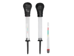 Kit De 2 Hidrómetros, Medidor De Densidad, Electrolito, Batería Para Coche, Barco, 1.100-1.300