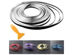 Cintas Decorativas Para Interiores De Automóviles - 5 M/16,4 Pies, Relleno De Huecos Universal, Moldeo Flexible, Accesorio Automotriz