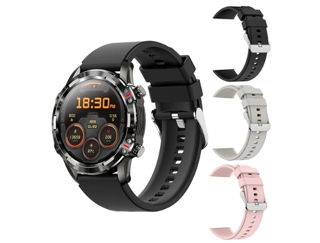 Smart Watch Hombres 1.32inch Bluetooth Llamada Impermeable Fitness Tracker Monitor Smartwatch Para Android IOS con correa VEANXIN
