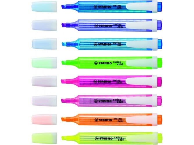 Pack 4 Marcadores STABILO Swing Cool Multicolor