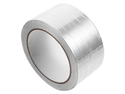 Cinta térmica de aluminio autoadhesiva en rollo, con conductividad en una cara, para aplicaciones eléctricas y aislamiento térmico residencial. Rosewell