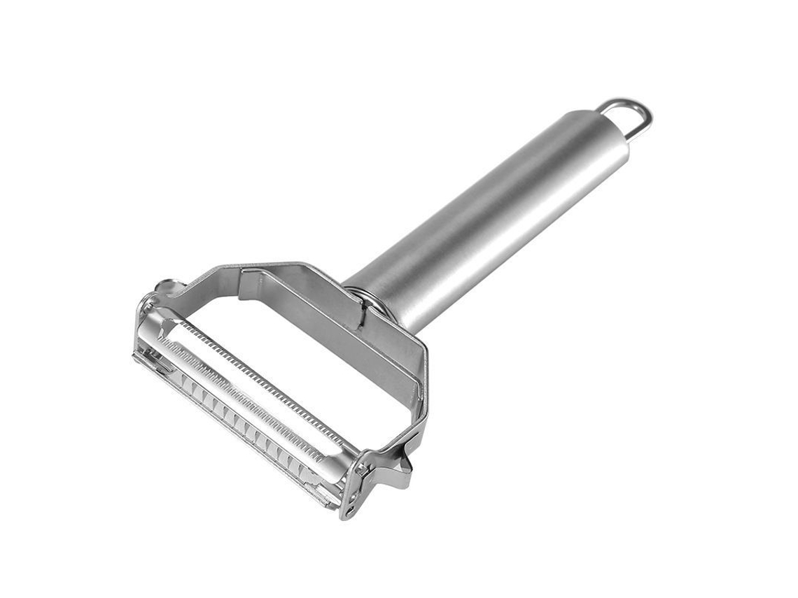 2026-31464-pelador De Verduras De Acero Inoxidable Multifunción Con Cuchillas Dobles Para Pelar Y Julianear
