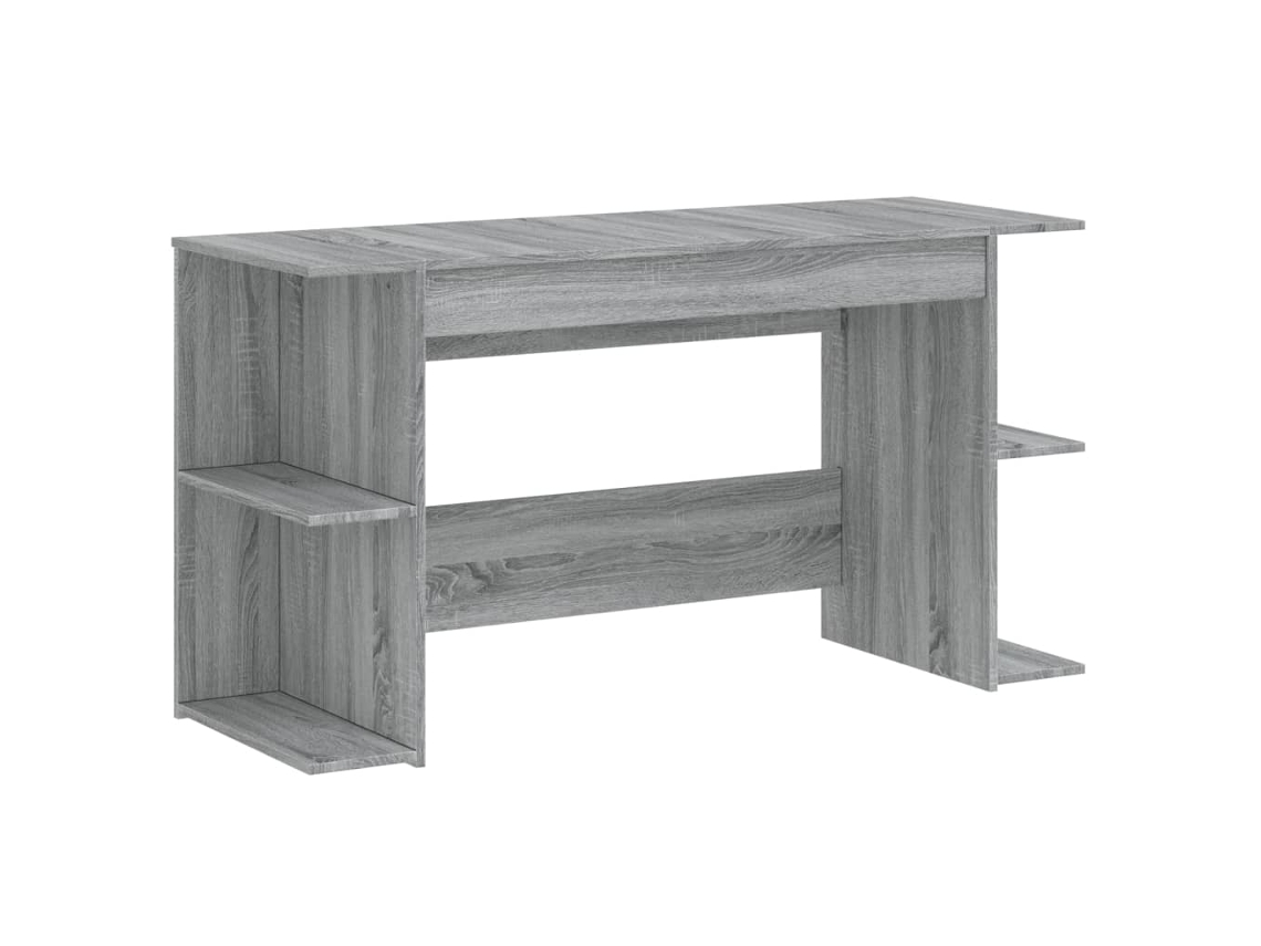 Maison Exclusive - Escritorio Madera De Ingeniería Gris Sonoma 140x50x75 Cm