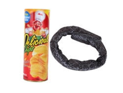 Ats-juguete Truco Mágico De Papa Fritas Serpiente De Resorte Para Bromas Decoración De Fiesta Halloween