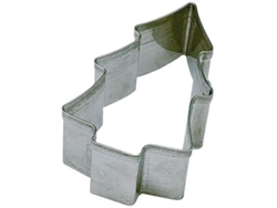 Cortador de galletas de acero inoxidable de 6 cm con forma de abeto
