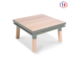 Mesa Cuadrada de Centro MON PETIT MEUBLE FRANÇAIS (Blanco Balisson - Madera - 100 x 45 x 100 cm)