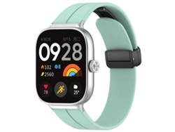 Correa para Xiaomi Band 9 Pro / 8 Pro / Redmi Watch 6 / 5 - Silicona - Cabeza plana - Hebilla negra
