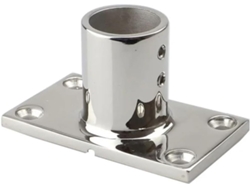 Raccord De Garde-corps Carré À 90 Grados En Acier Inoxydable 316, Douille Support 22mm 25mm,