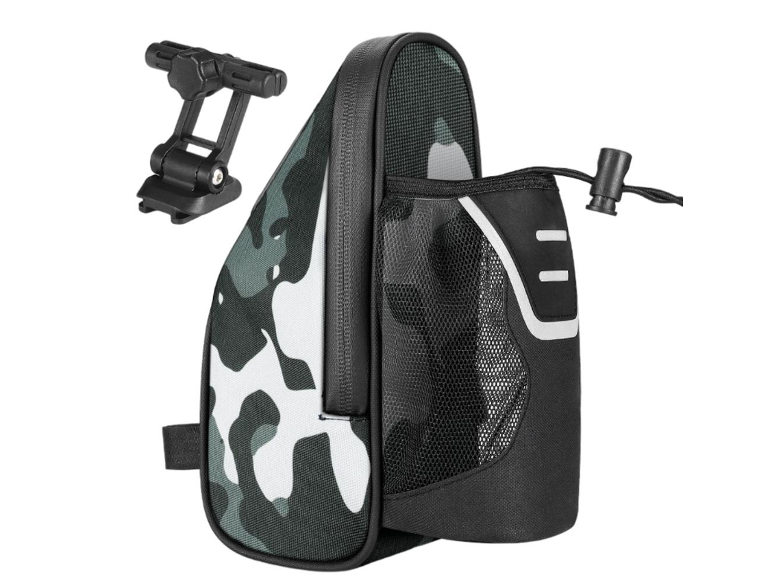 Bolsa Impermeable Para Sillín De Bicicleta Con Portabotellas Reflectante Para Bicicletas De Montaña Y De Carretera.