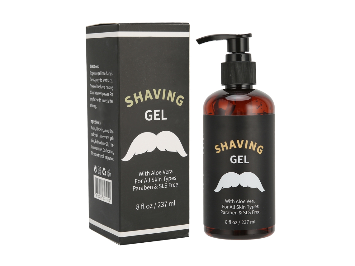 Gel De Barbear Masculino Suaviza Barba Hidrata Protege Contra Irritação Pele Refresh 237ml