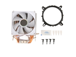 Disipador De Cpu Por Aire Con 7 Aspas, 6 Conductos De Calor, 3 Pines, 22 Db, Compatible Con Intel Y Amd.