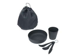 Juego De 6 Piezas De Camping Bol ,taza, Bolsa De Almacenaje Y Cubiertos