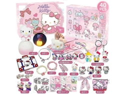 Sanrio Kuromi My Melody Y Labubu Calendario De Adviento De Navidad Caja De Música Agujero St 42 Kt