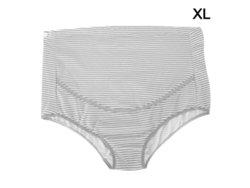 Ats-ropa Interior Maternidad De Algodón De Cintura Alta Con Elevación De Panza, Gris, Talla Xl
